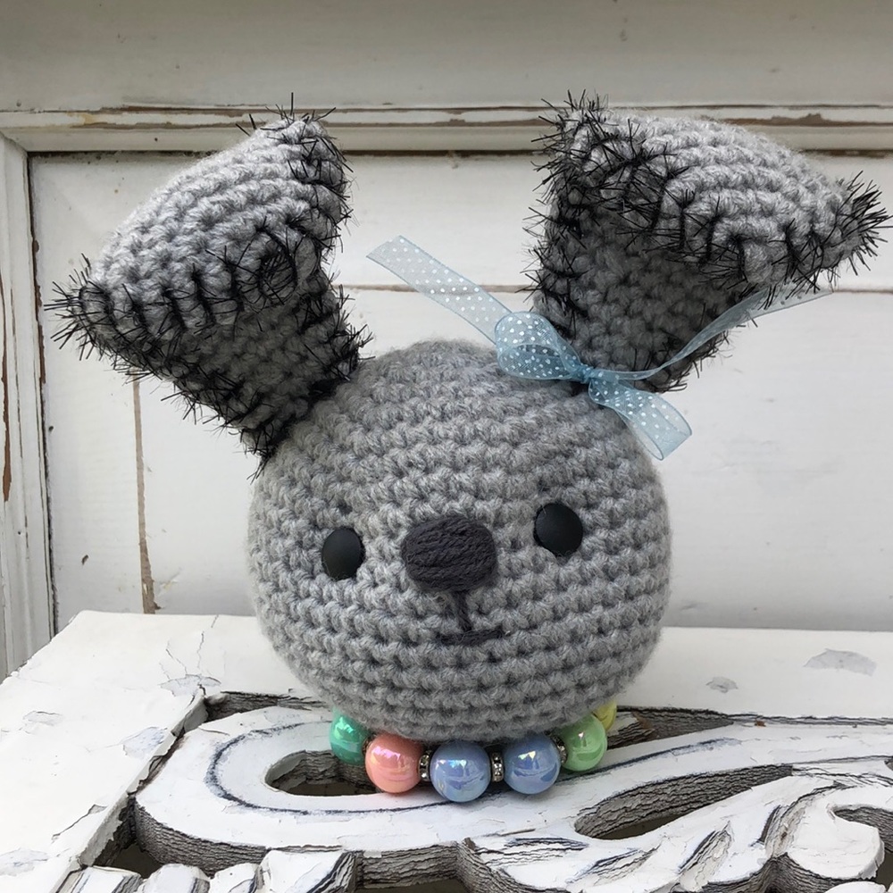 Crocheted rabbit